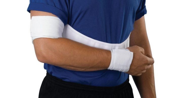 Medline Elastic Shoulder Immobilizer Size M 1Ct SKU ORT16100M