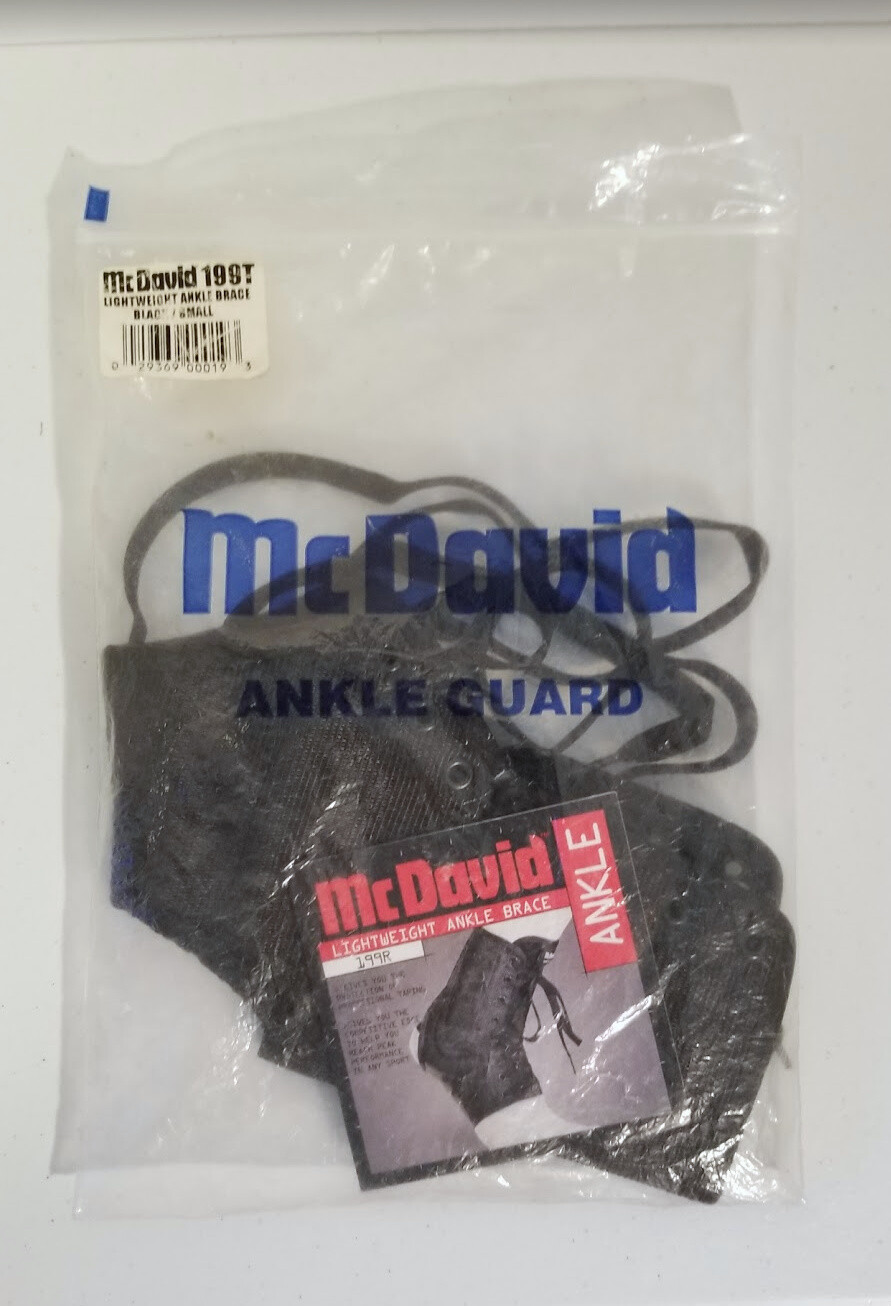 McDavid Light Weight Ankle Brace 199R B Protection Level III Black Size SM NOS