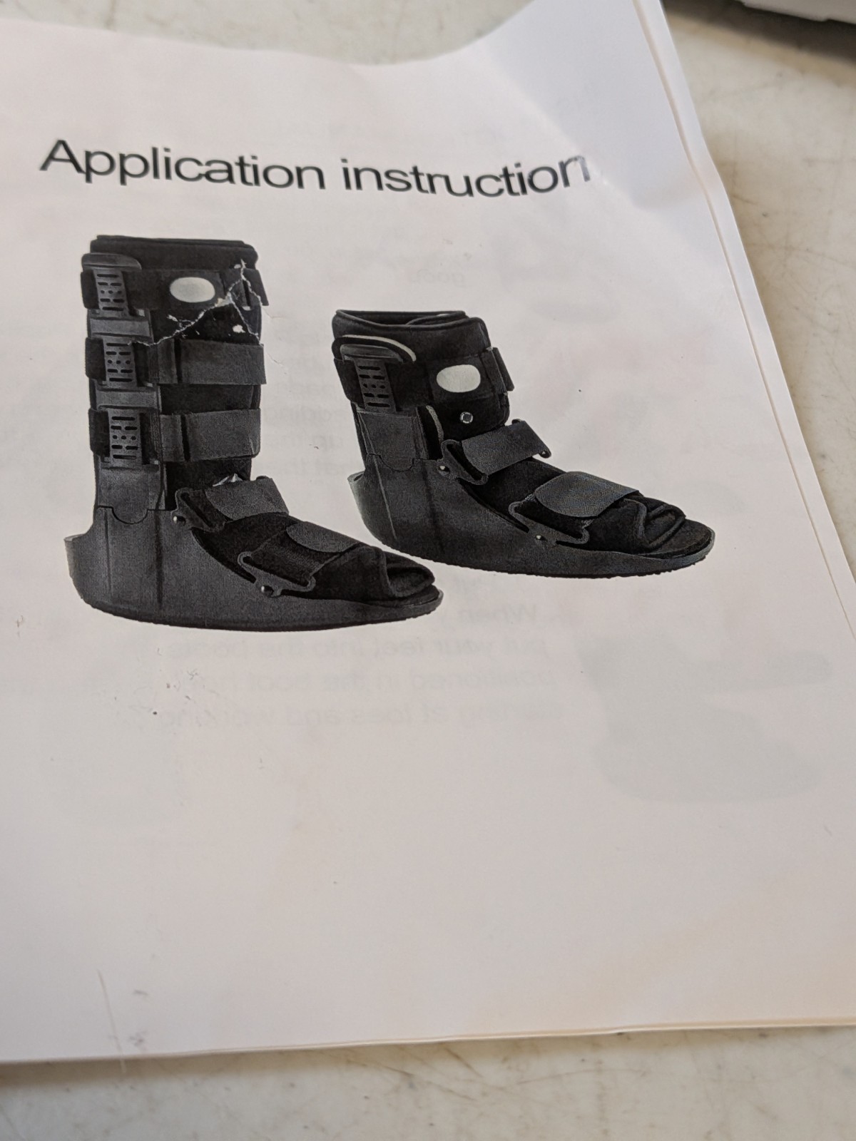 Jewlri Walking Boot for Broken Foot, Air Cam Walker Boot for Foot Injury Adju..