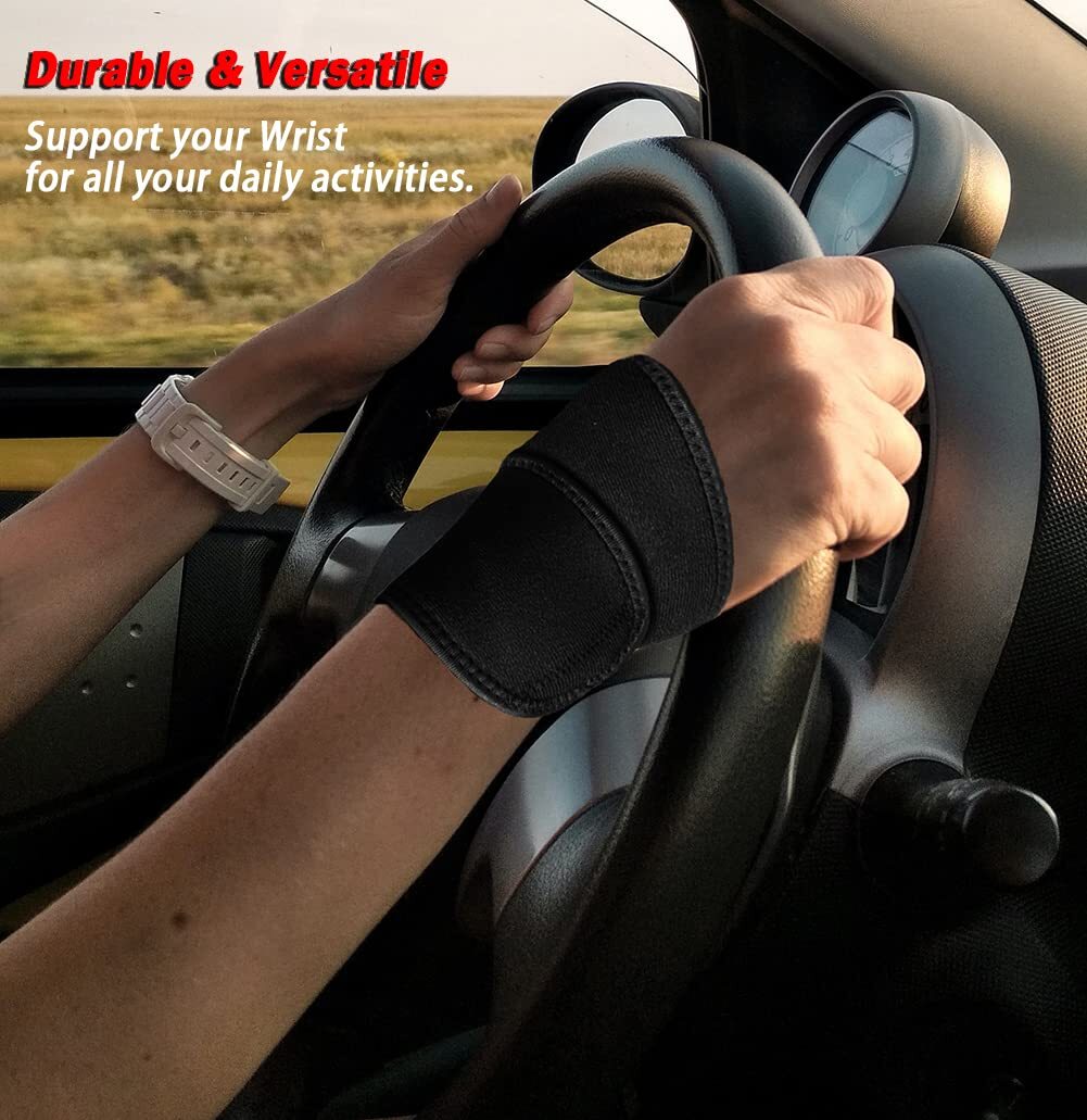 Unisex Sports Wristband Carpal Tunnel Brace Wrist Support Tendonitis Pain Relief