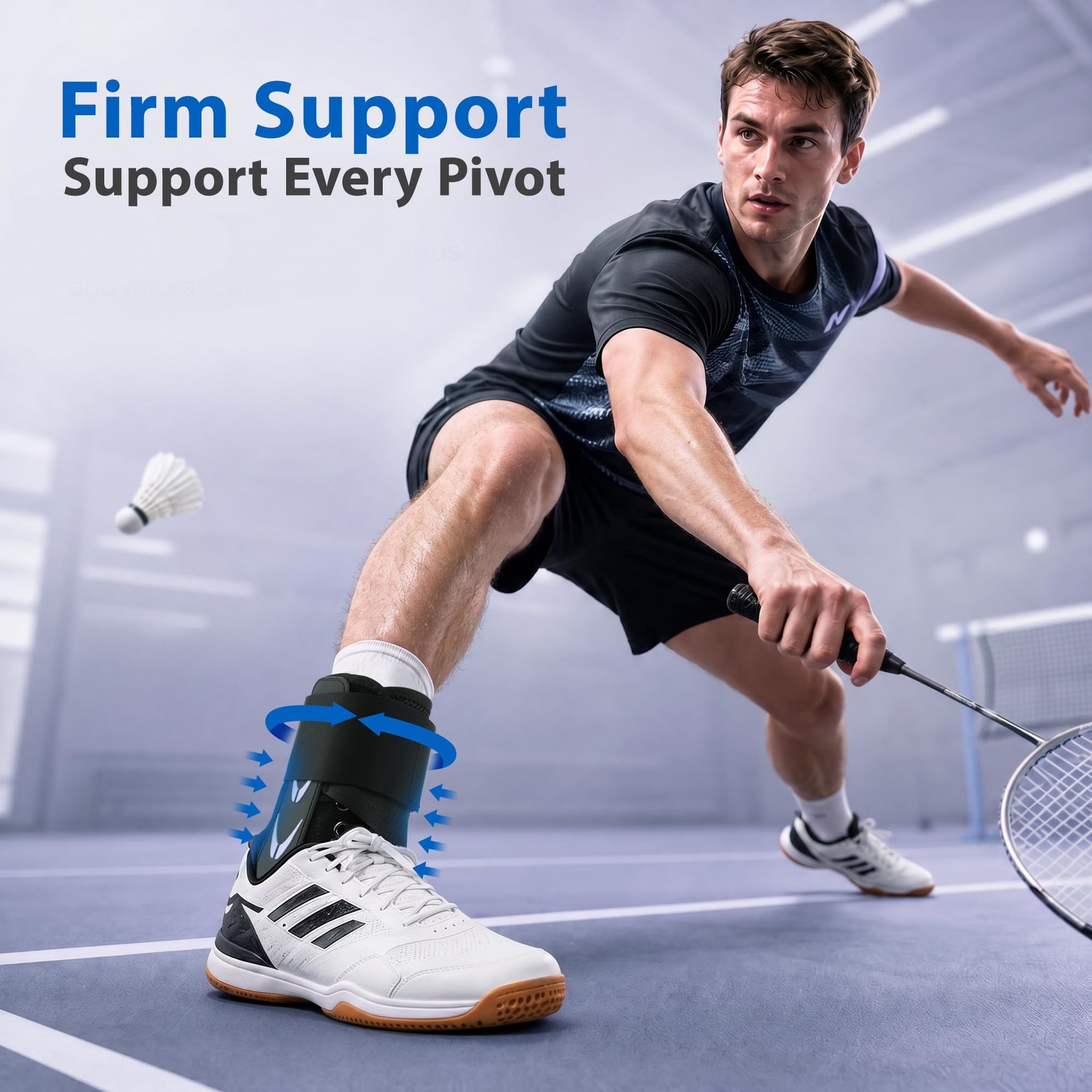 Ankle Brace for Men & , Adjustable Lace-Up Ankle for Sprained Ankle Recovery,…