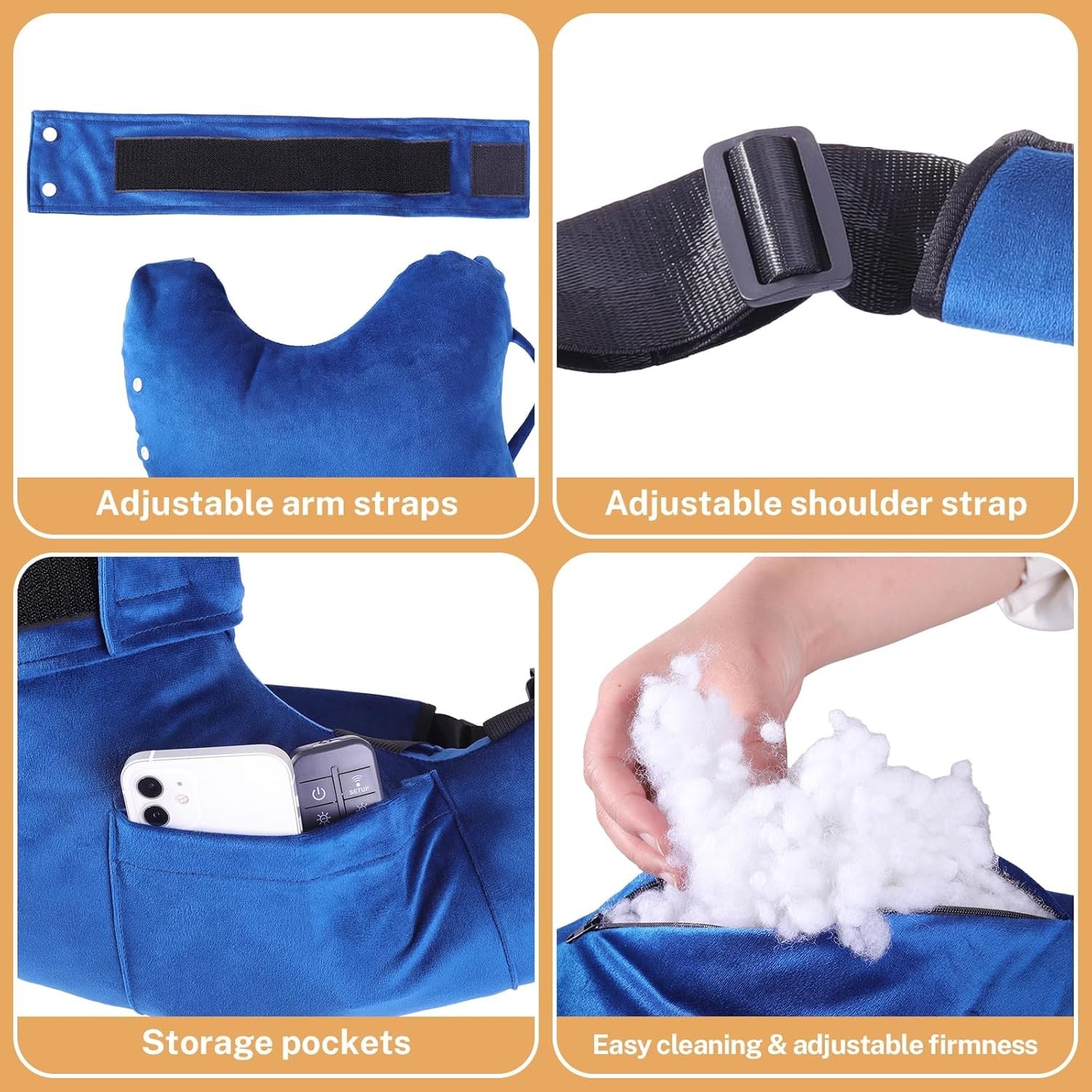 Rotator Cuff Pillow Post Surgery Arm Sling Side Sleeper Shoulder Pain Relief