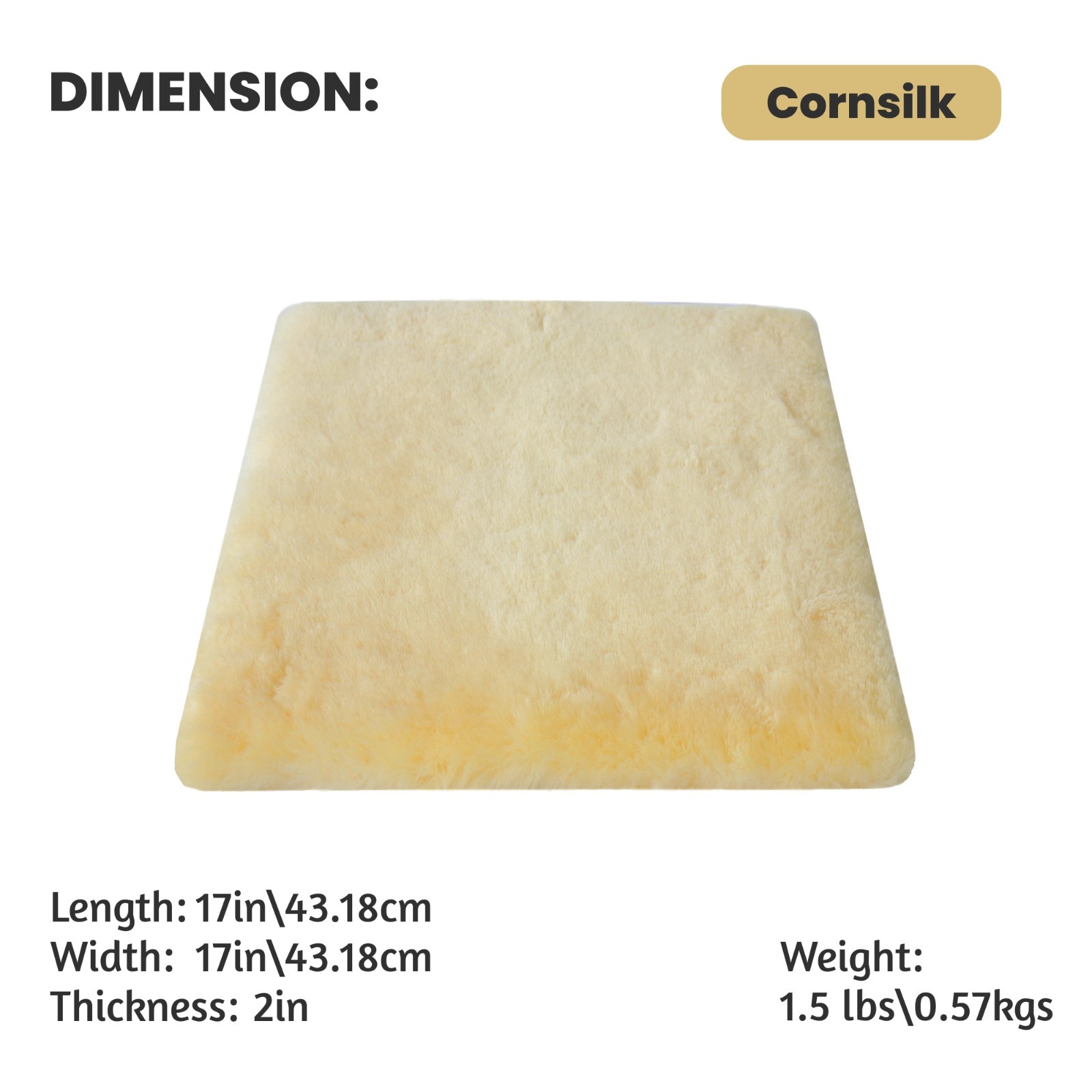Medical Sheepskin Chair Pad | Sheepskin wheelchair Seat Pad |