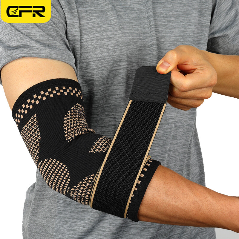 Copper Elbow Support Compression Arm Sleeve Brace Wrap Arthritis Tendonitis Pain