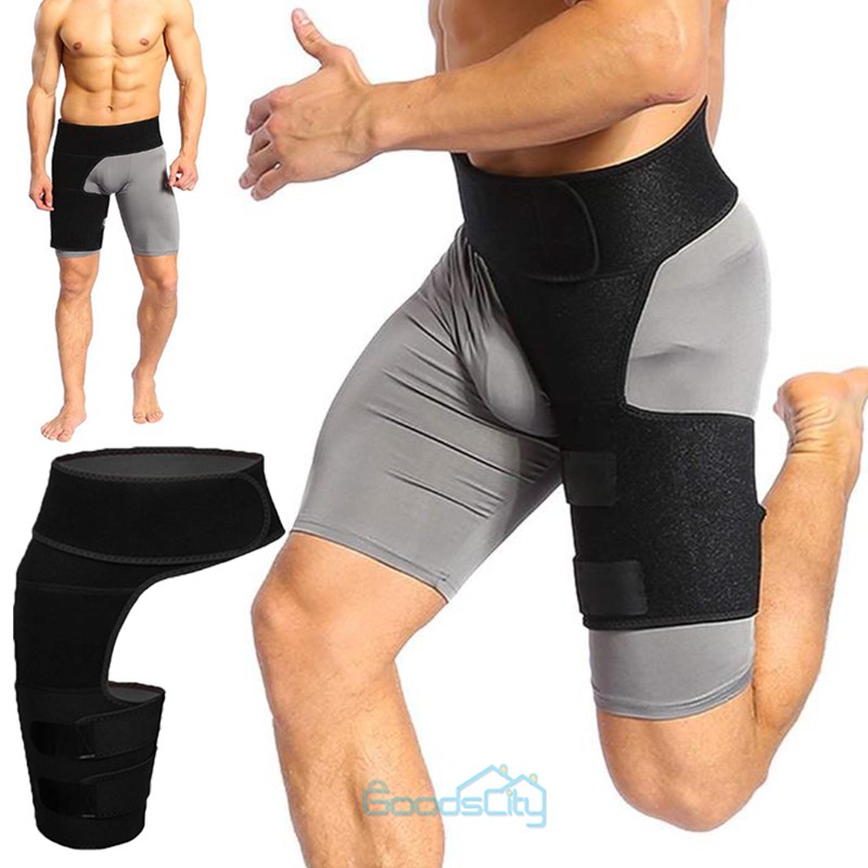 Hip Brace Compression Groin Support Wrap for Sciatica Pain Relief, Left or Right