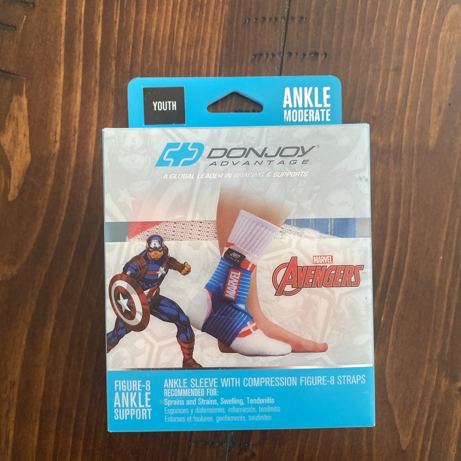 DONJOY ADVANTAGE MODERATE FIGURE 8 ANKLE SUPPORT Youth Avenger