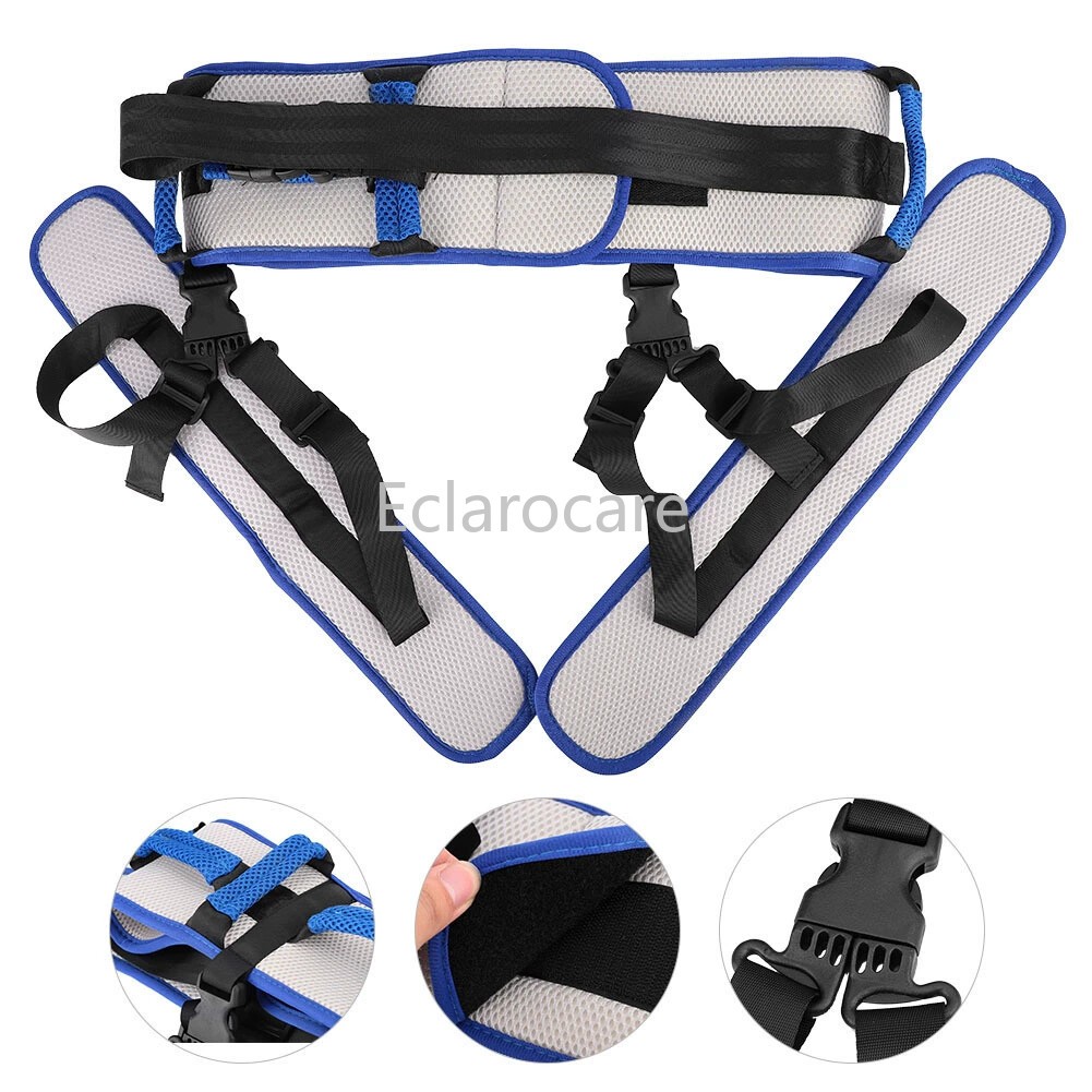 Transfer Belt with 10 Handles Nursing Safety Patient Assist Elderly Handicap Leg