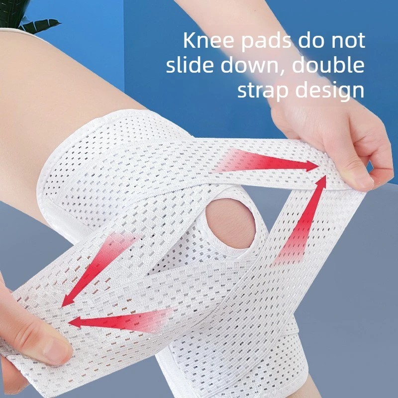 Knee Brace Compression Sleeve Joint Support Open Patella Stabilizer Wrap New