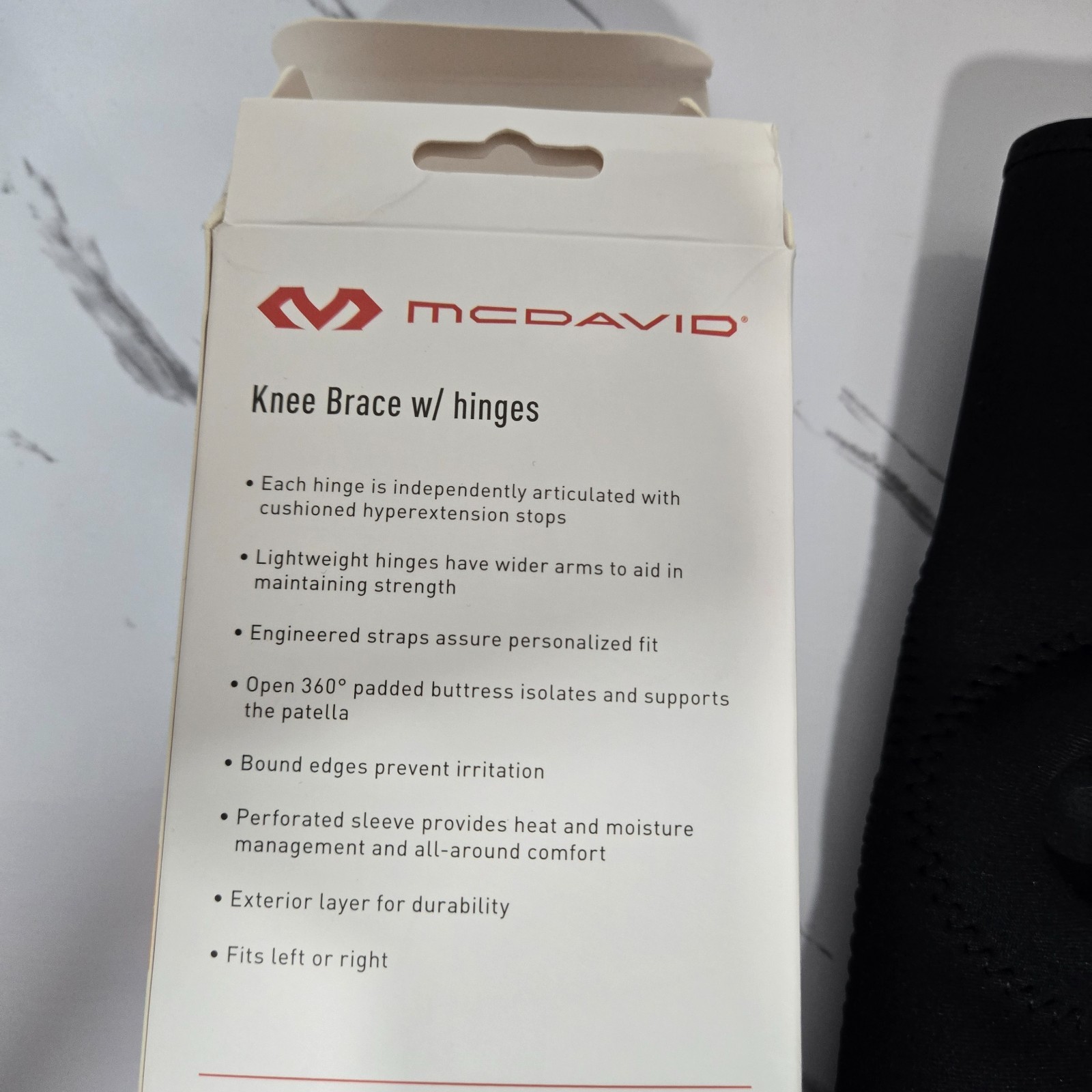 McDavid Sport Level 3 Max Hinged Knee Brace Black Size S/M