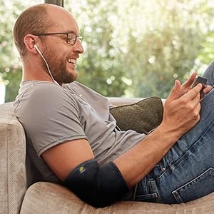 Bracoo Elbow Brace, Reversible Neoprene Support Wrap for Joint, Arthritis Pain