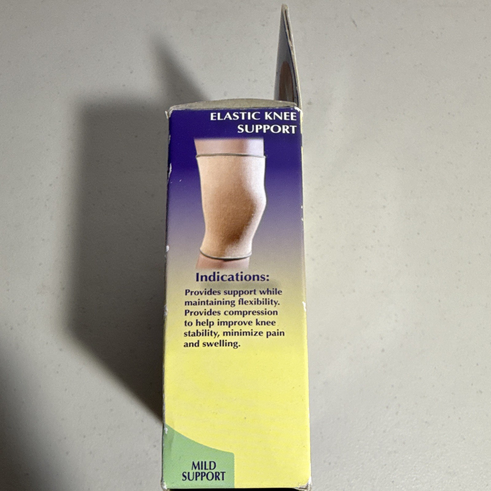 Bell-Horn Elastic Knee Support Beige XL Compression Stabilization MPN 200XL