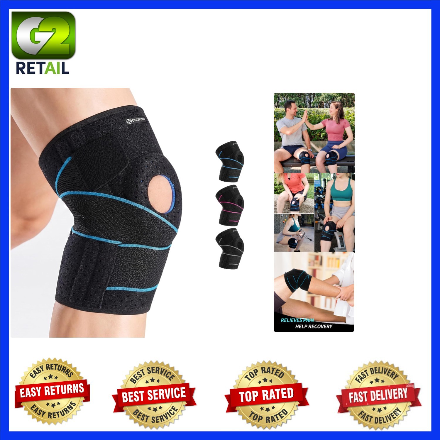 Therapeutic Knee Brace for Meniscus Tears & Osteoarthritis – Comfort & Stability