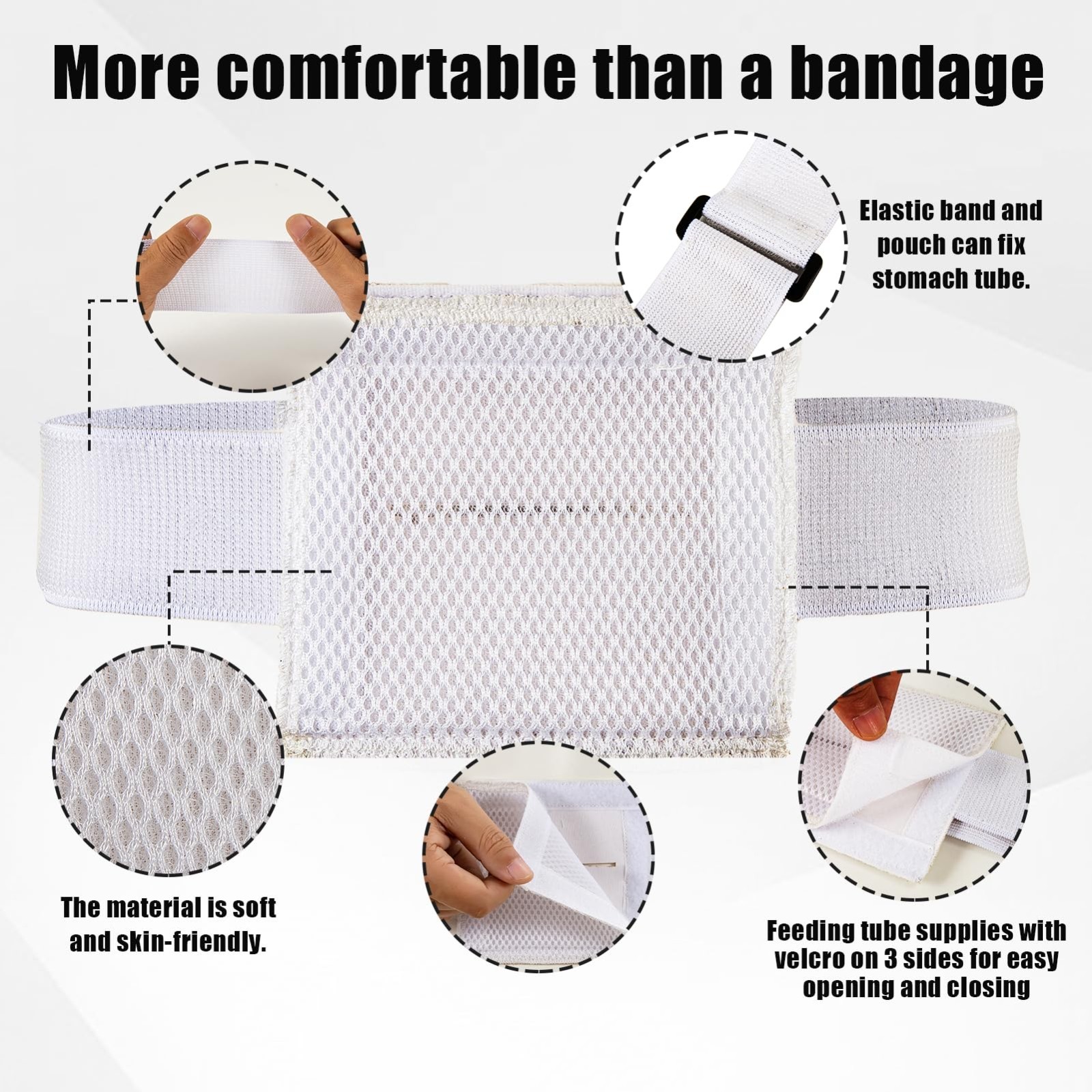 Breathable Gastrostomy G Tube Belt for Comfort & Concealment – Dialysis Accessor