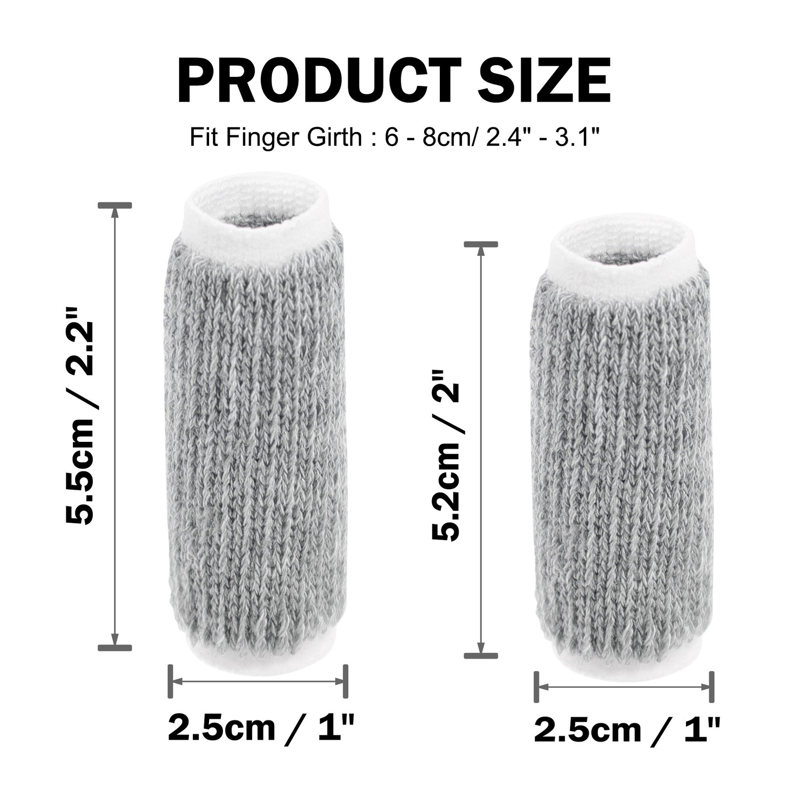 10pcs Finger Protectors Splints Compression Sleeves Thumb Brace for Trigger