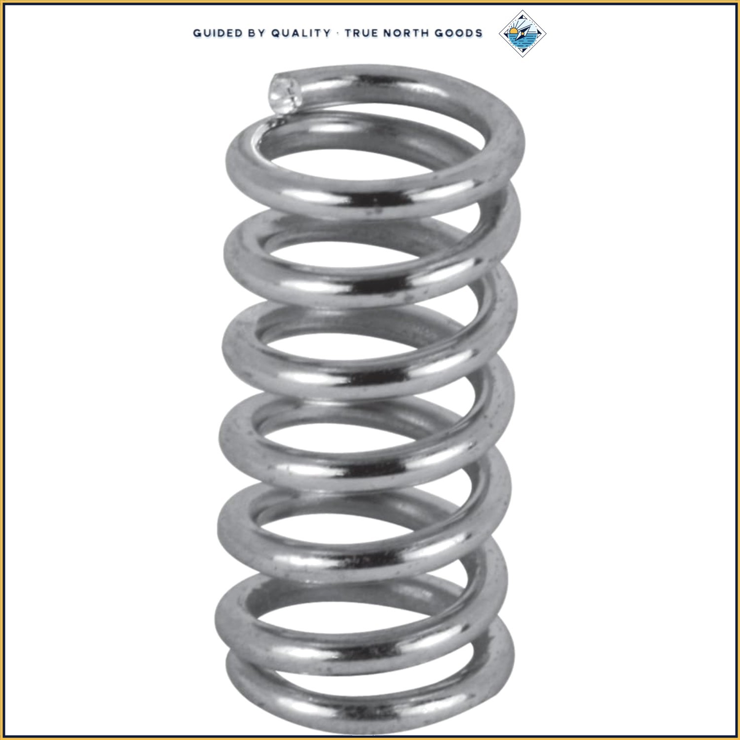 6-Pack Compression Springs, Corrosion-Resistant Steel for Indoor and Outdoor Use