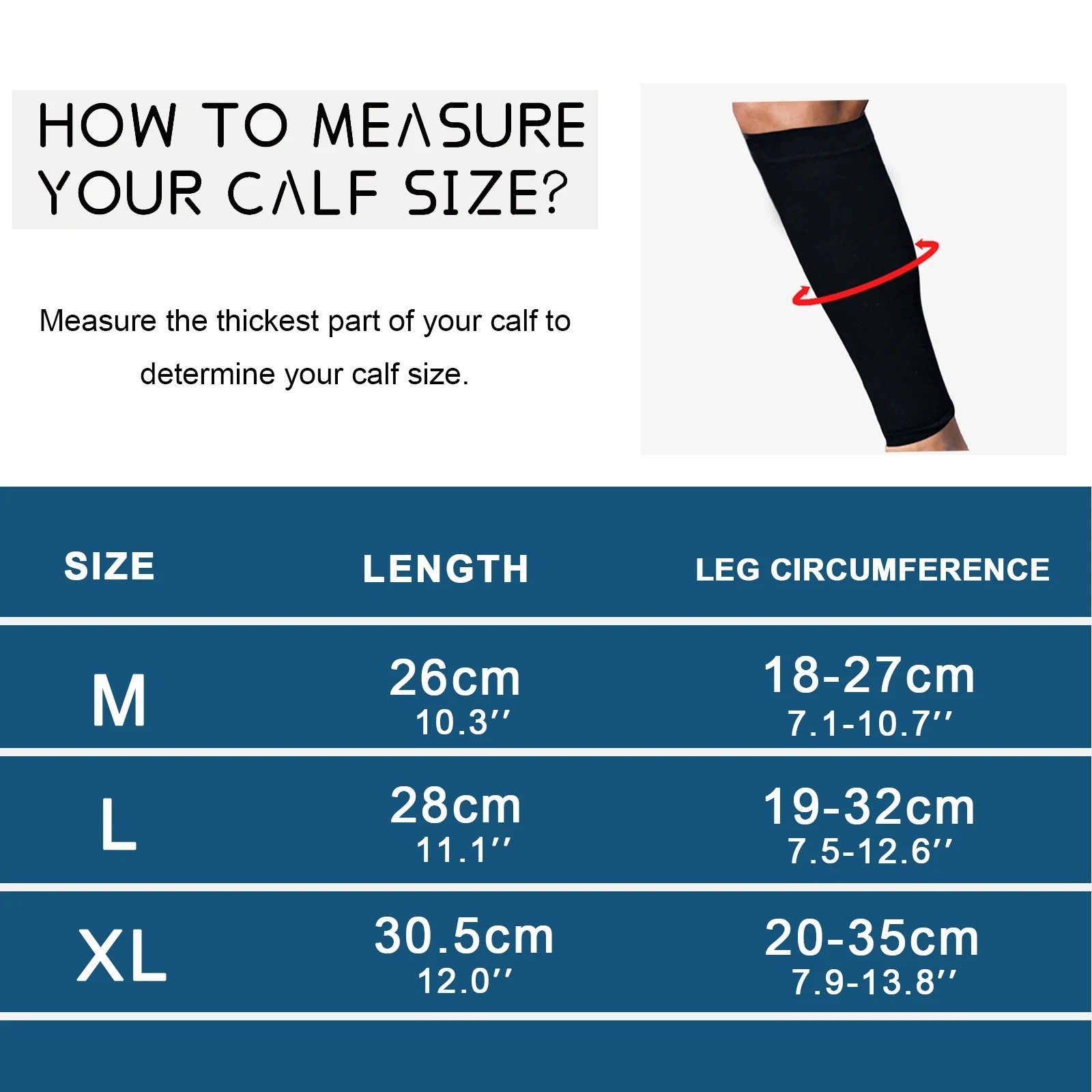 Compression Calf Support 1 Pair Breathable Elastic Sports Calf Leg Brace Sleeves