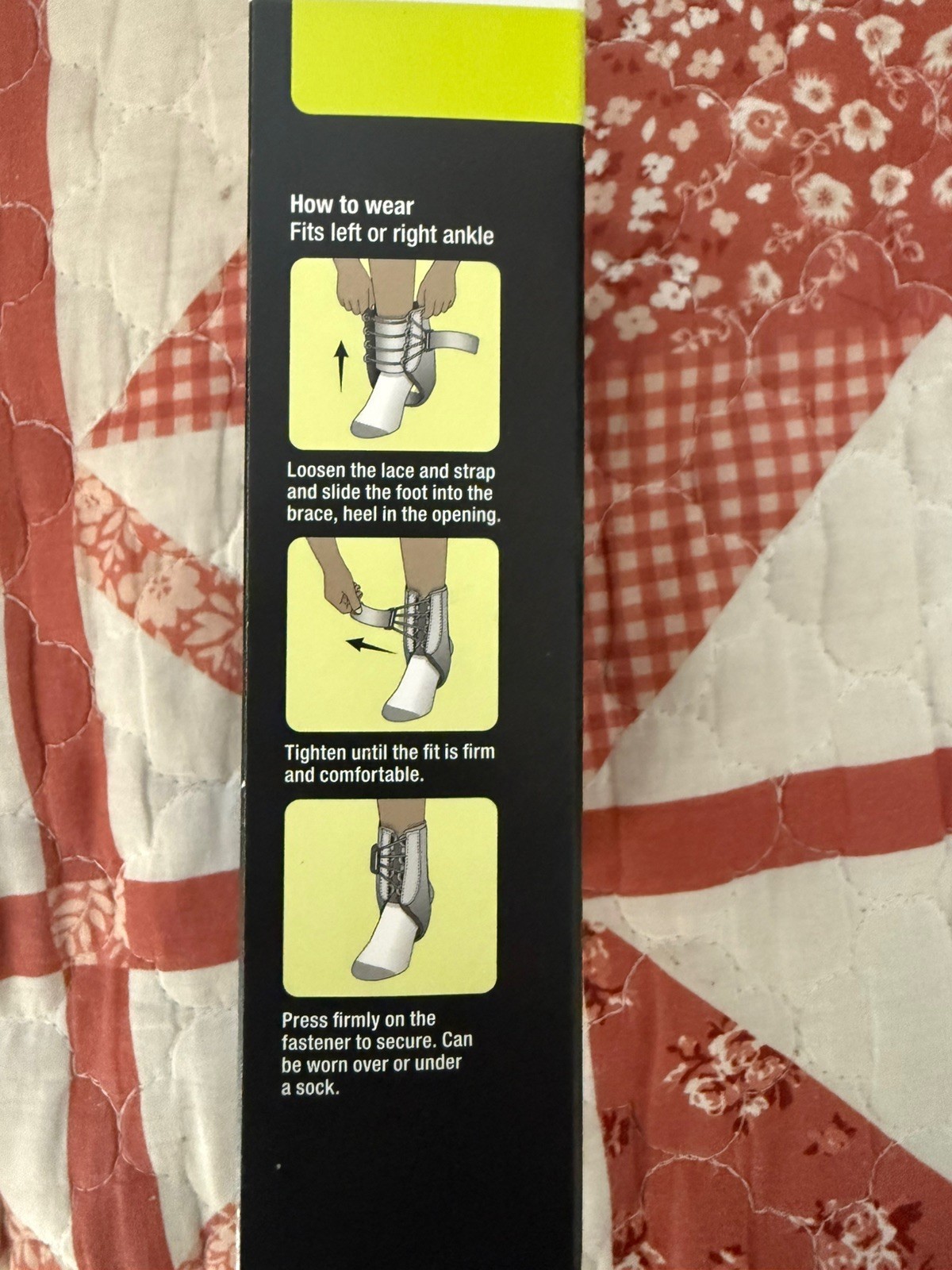3-Pk CVS Moderate Support Ankle Quick Strap One Size Gel Pad Odor Resistant