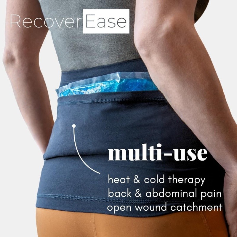 Post-Surgery Drain Pouch Comfort Support 6 JP Drains Tubes Recovery Garment New