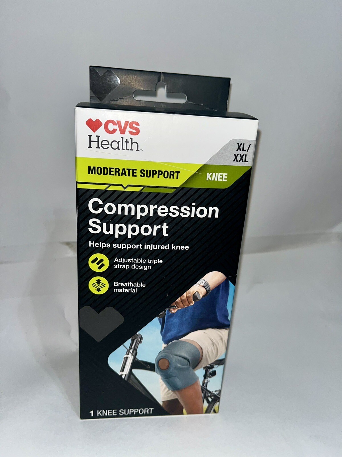 CVS Health Moderate Support Compression Support Helps Support Injured Knee XL/XX