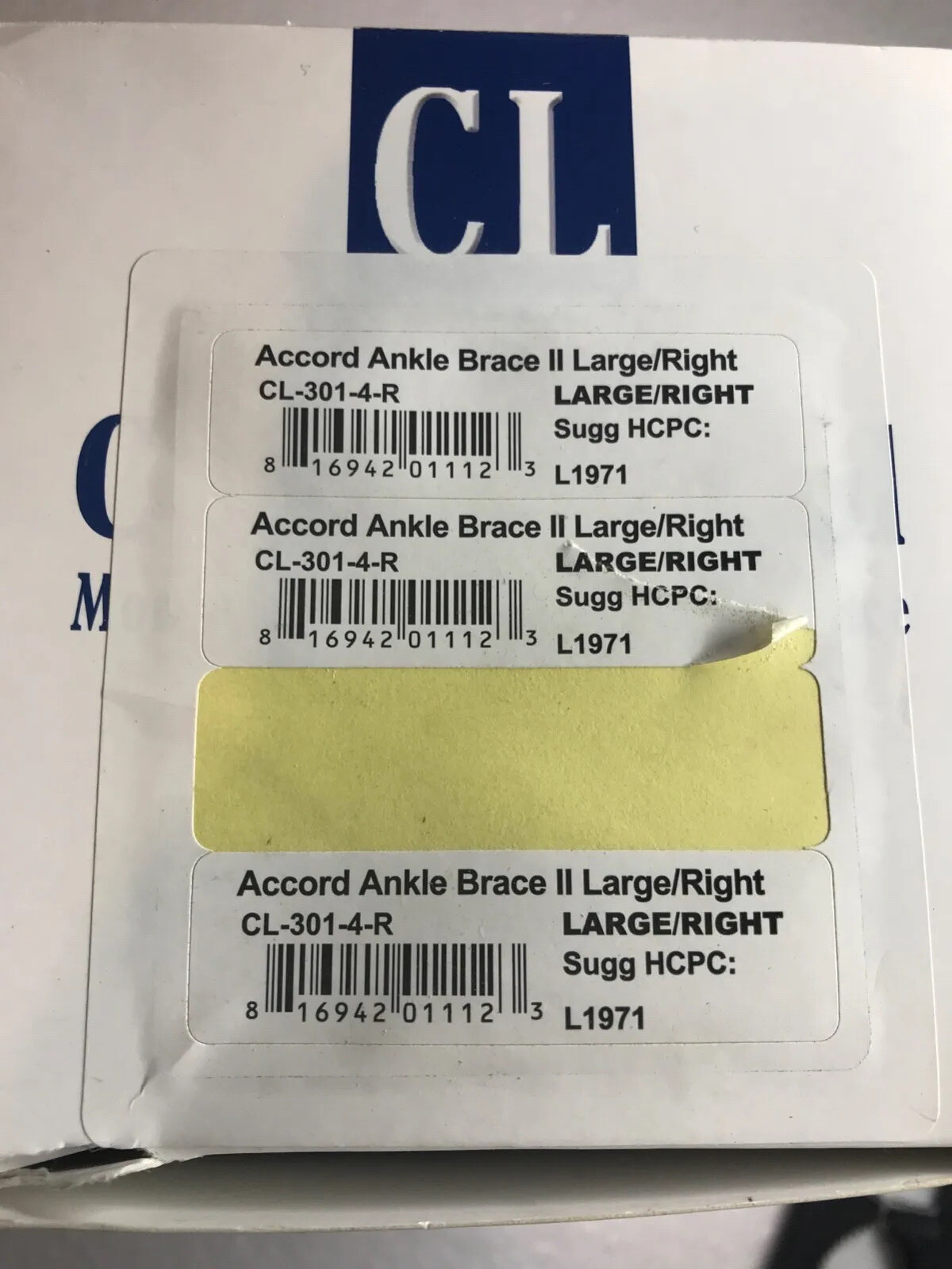 ACCORD 2 ANKLE BRACE LARGE