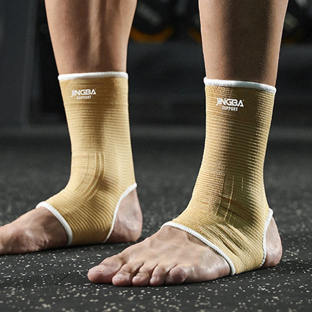 2Pcs Knitted Ankle Support For Sprains Arthritis Tendonitis Running Football.