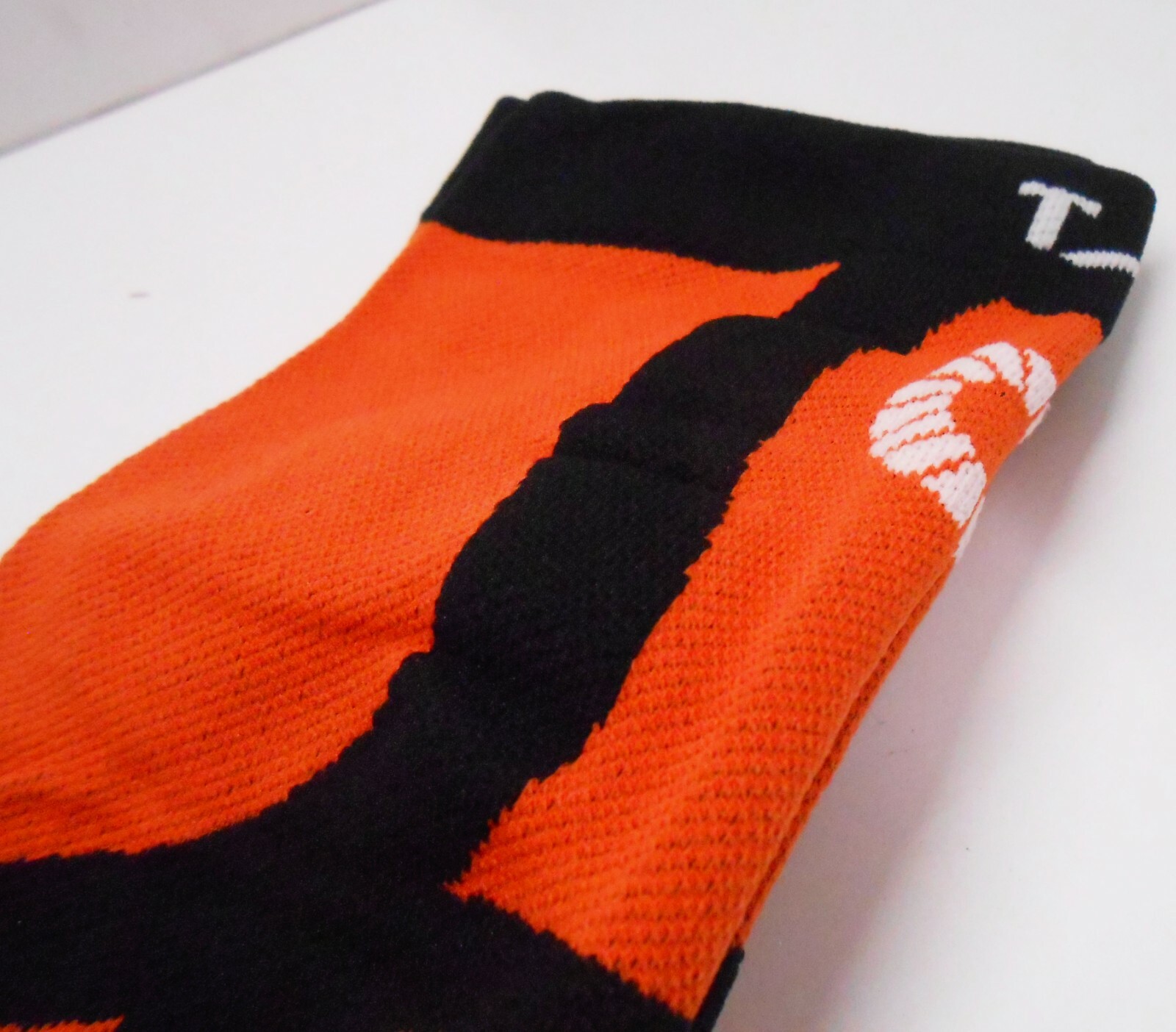 TAC Compression 20-30 mmHg Socks (Pumpkin Orange and black) Size: M