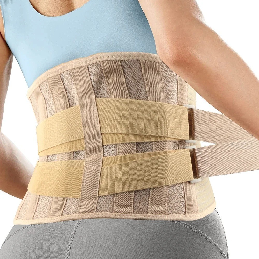 3XL Back Brace Lower Back Support Belt Lumbar Waist Brace Men Women Breathable