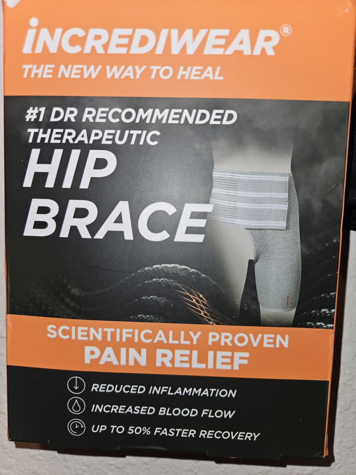Incrediwear RIGHT Hip Support Brace – LARGE