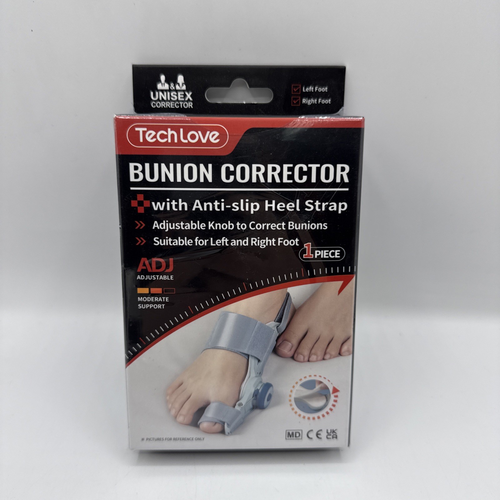 TECH LOVE Bunion Corrector For Men & Women With Adjustable Knob