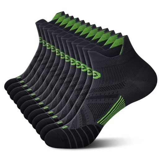 Compression Socks for Men & Women, 2/4/6 Pairs Small-Medium New Gray (6 Pairs)