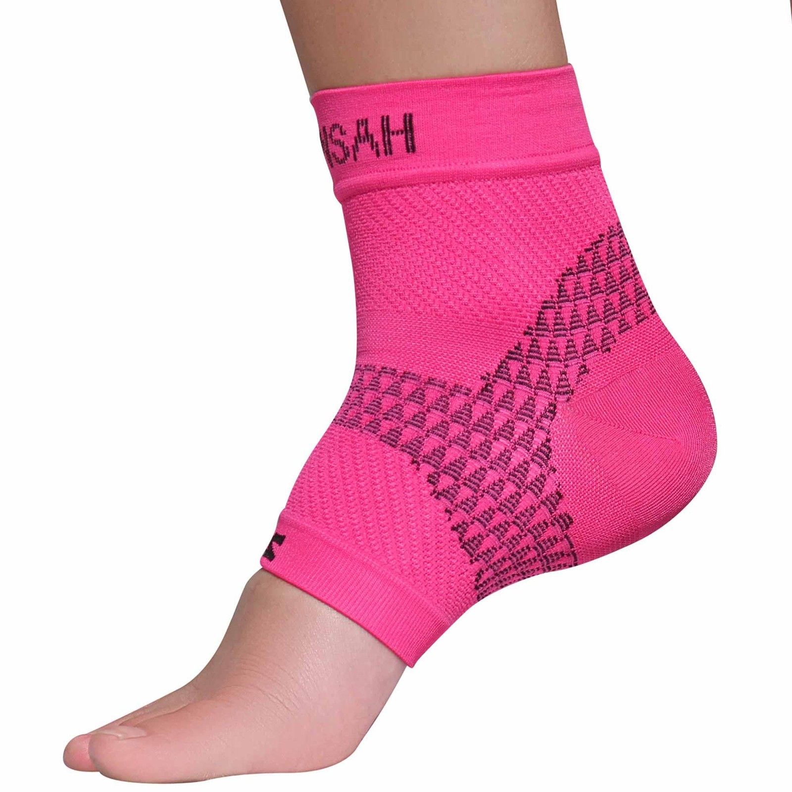 Zensah Plantar Fasciitis Sleeve – Relieve Medium, 1 Single – Neon Pink