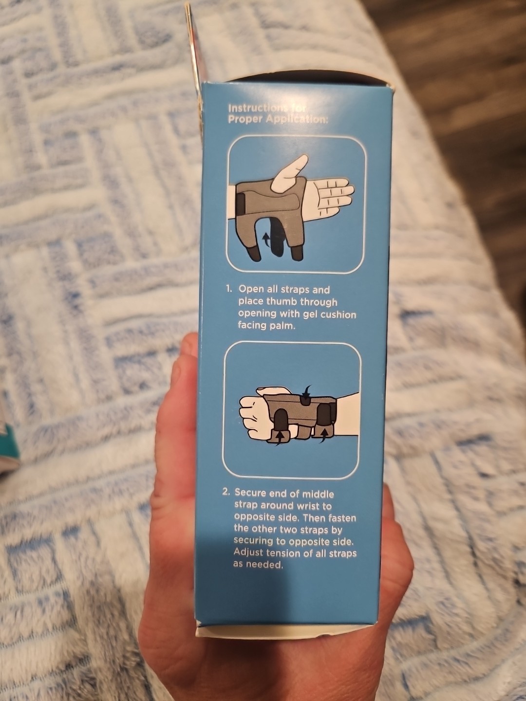 Wrist Support Left with Removable Splints NEW Adjustable Antimicrobial Walgreens