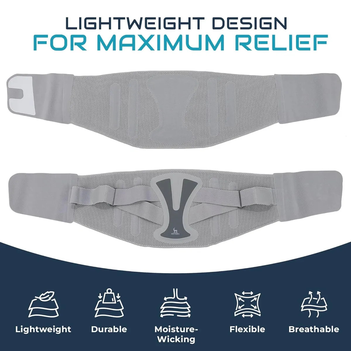 Back Brace for Lower Back Pain Relief from Sciatica, Herniated Disc, Scoliosis..
