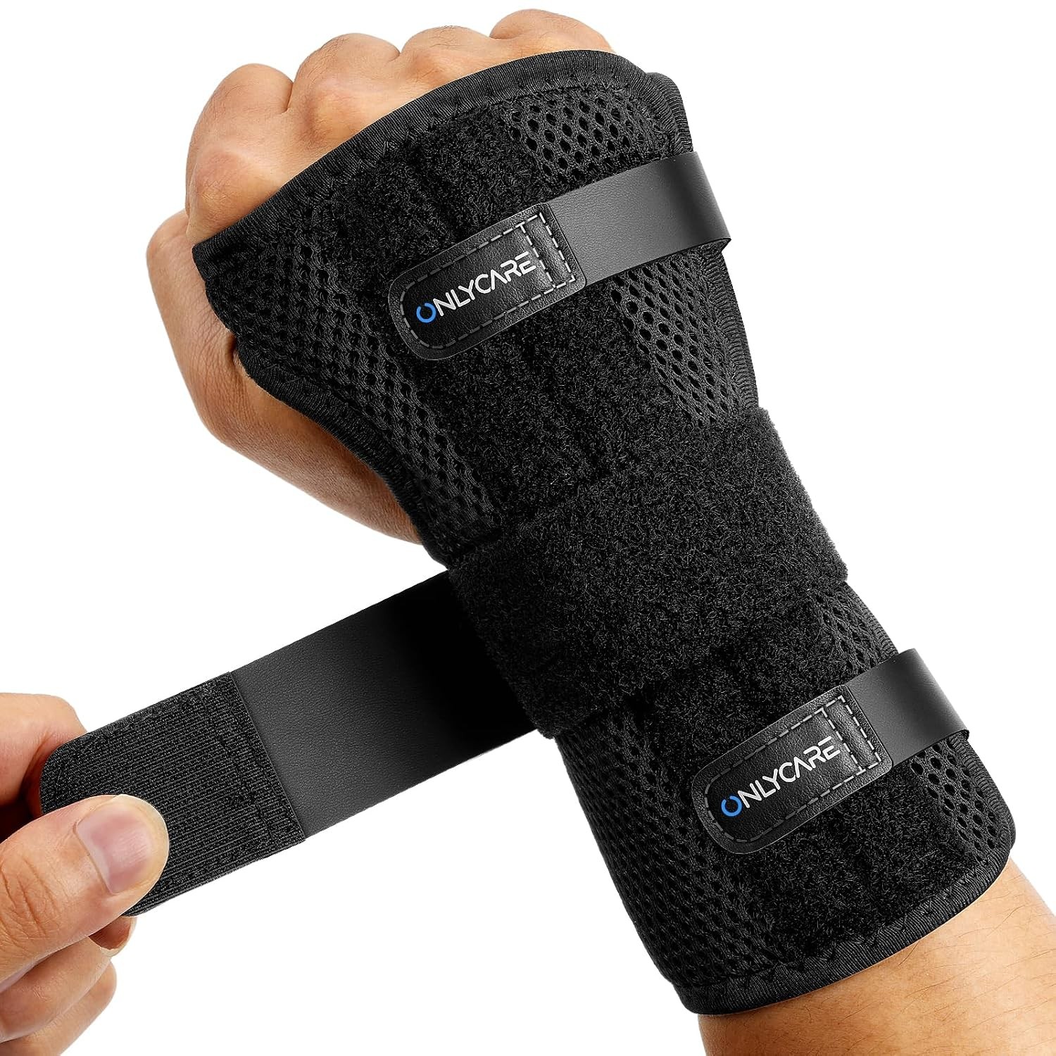 ONLYCARE FSA HSA Carpal Tunnel Wrist Brace Fit Right Hand, Adjustable Size: S