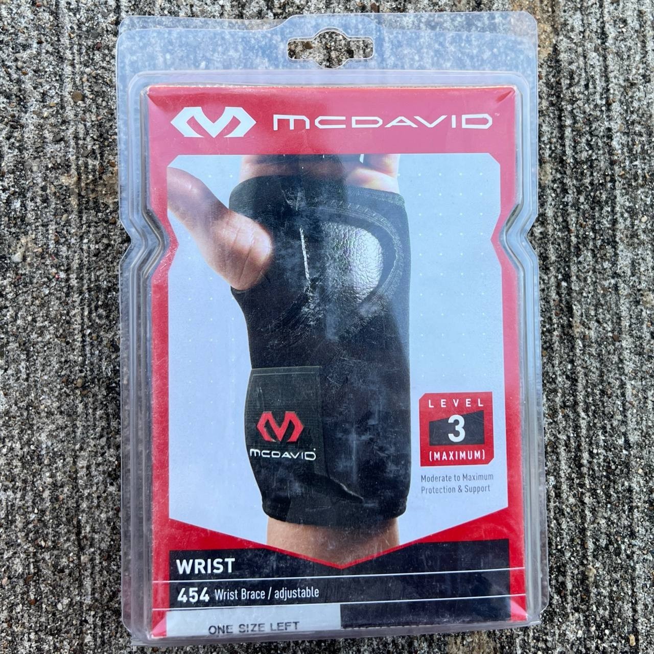 McDavid 454 Carpal Tunnel Wrist Support, One Size, Left