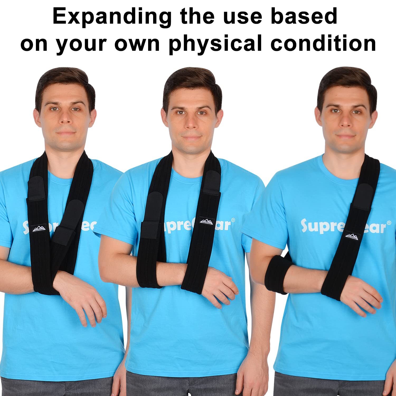 Arm Sling Adjustable Arm Support Strap Lightweight Shoulder Immobilizer for I…