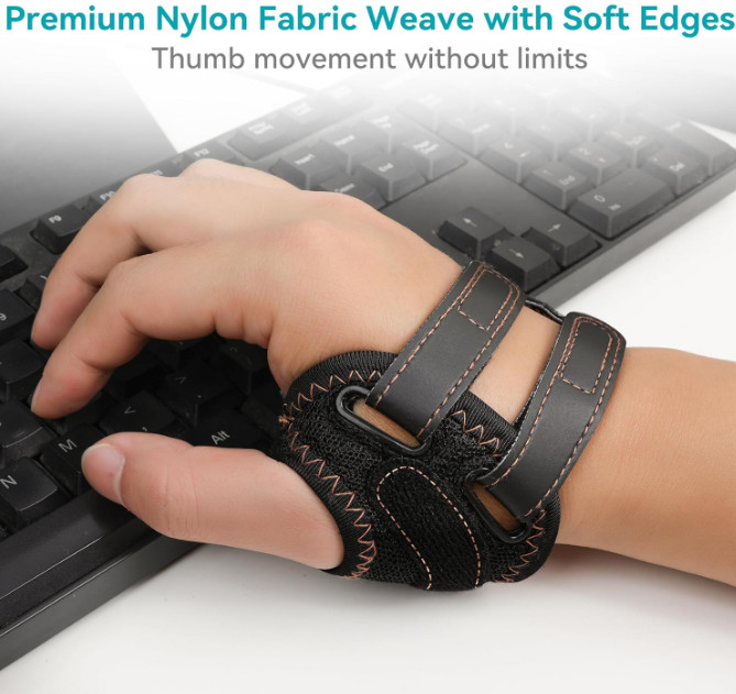 Thumb Brace CMC Joint Protector Orthopedic Support Wrist Immobilizer Gym Sport
