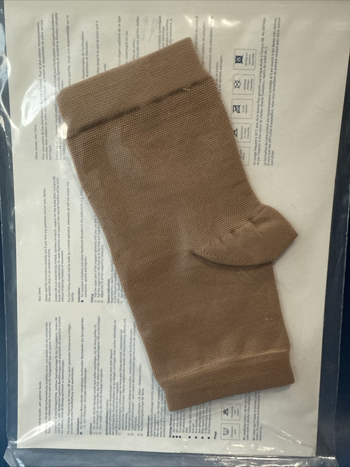 Size 1 Bauerfeind Compro AB Ankle Joint support for more stability