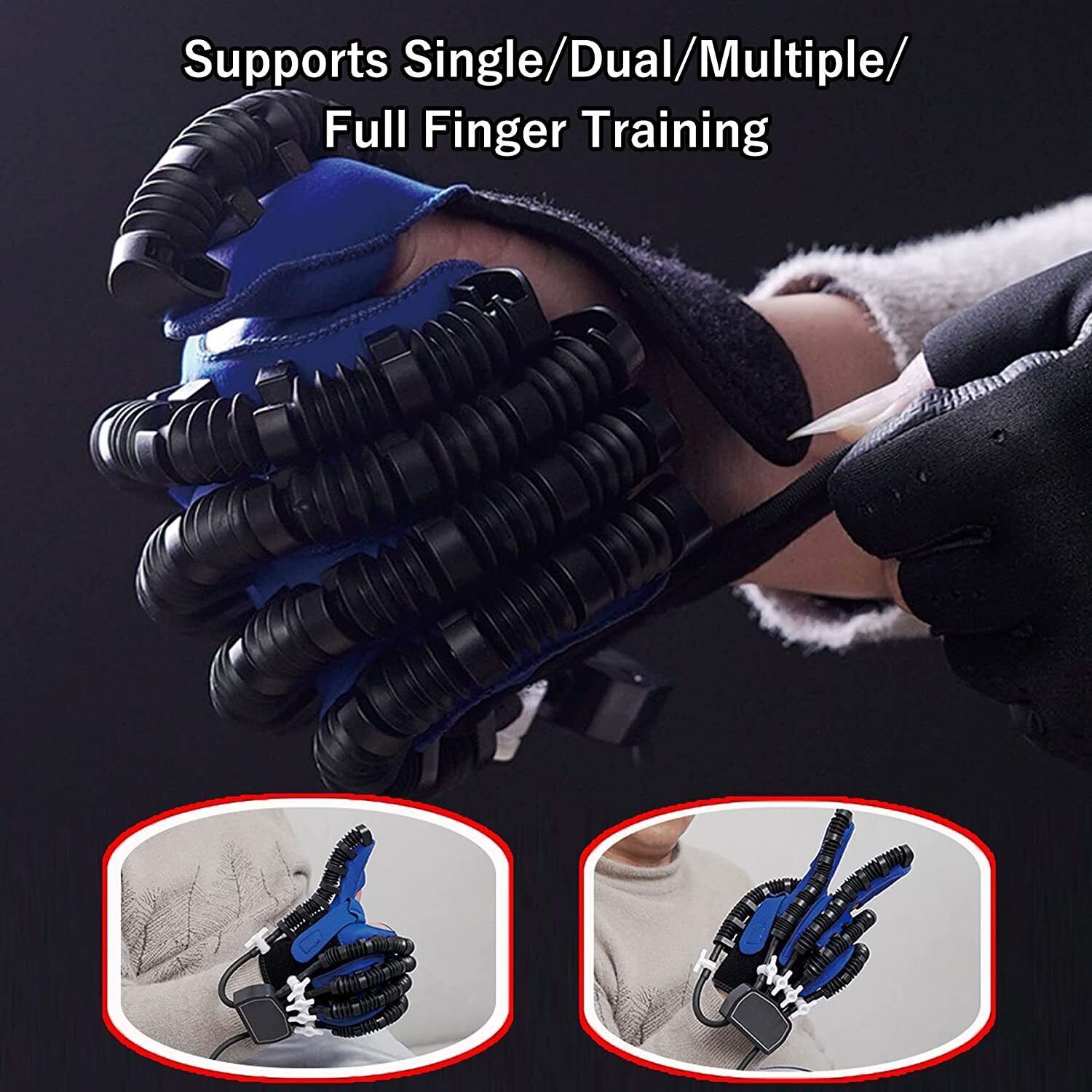 Hand Function Rehabilitation Robot Gloves for Finger Hemiplegia Recovery Trainer