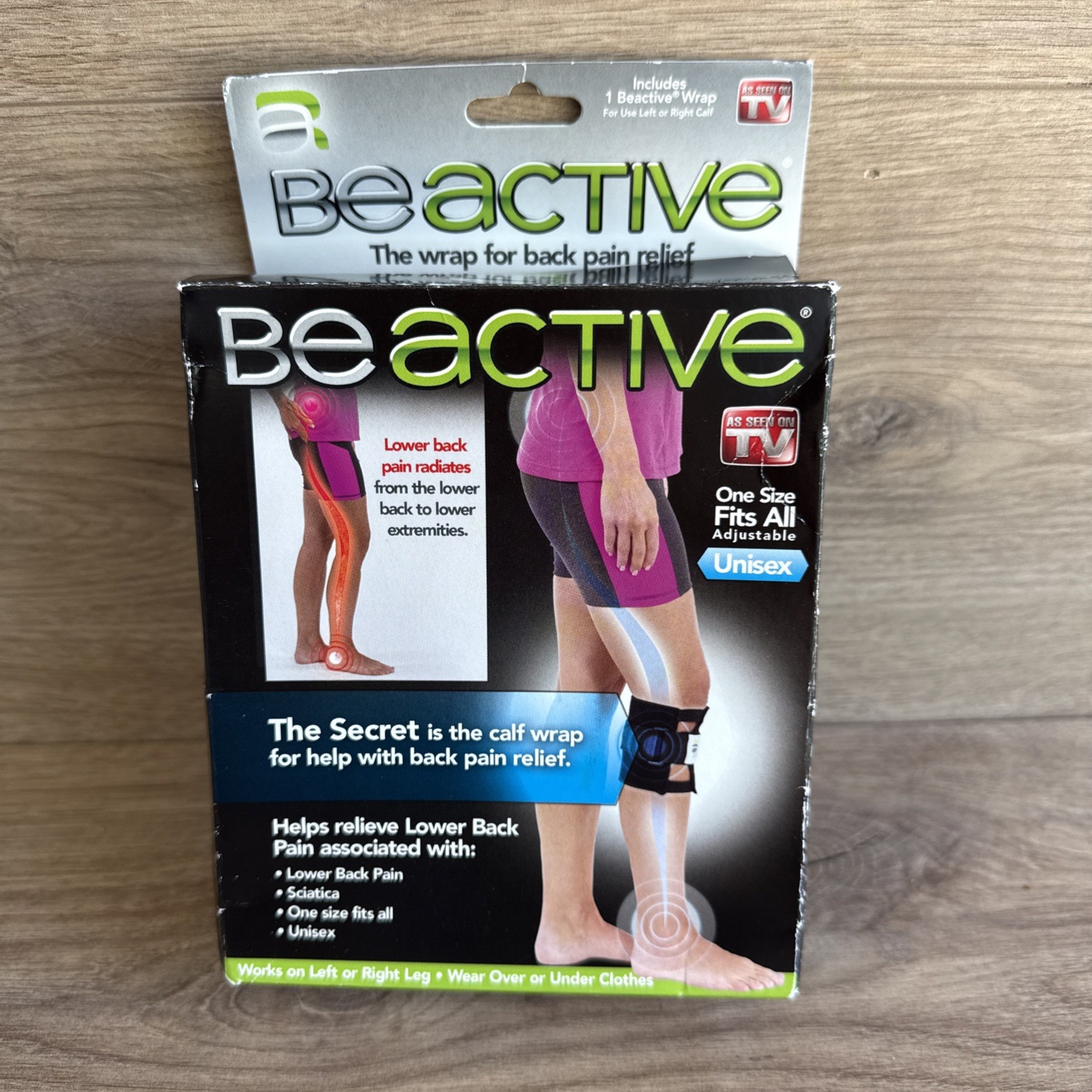BeActive Knee Brace As Seen On TV – NEW in Original box ( Damaged Box)