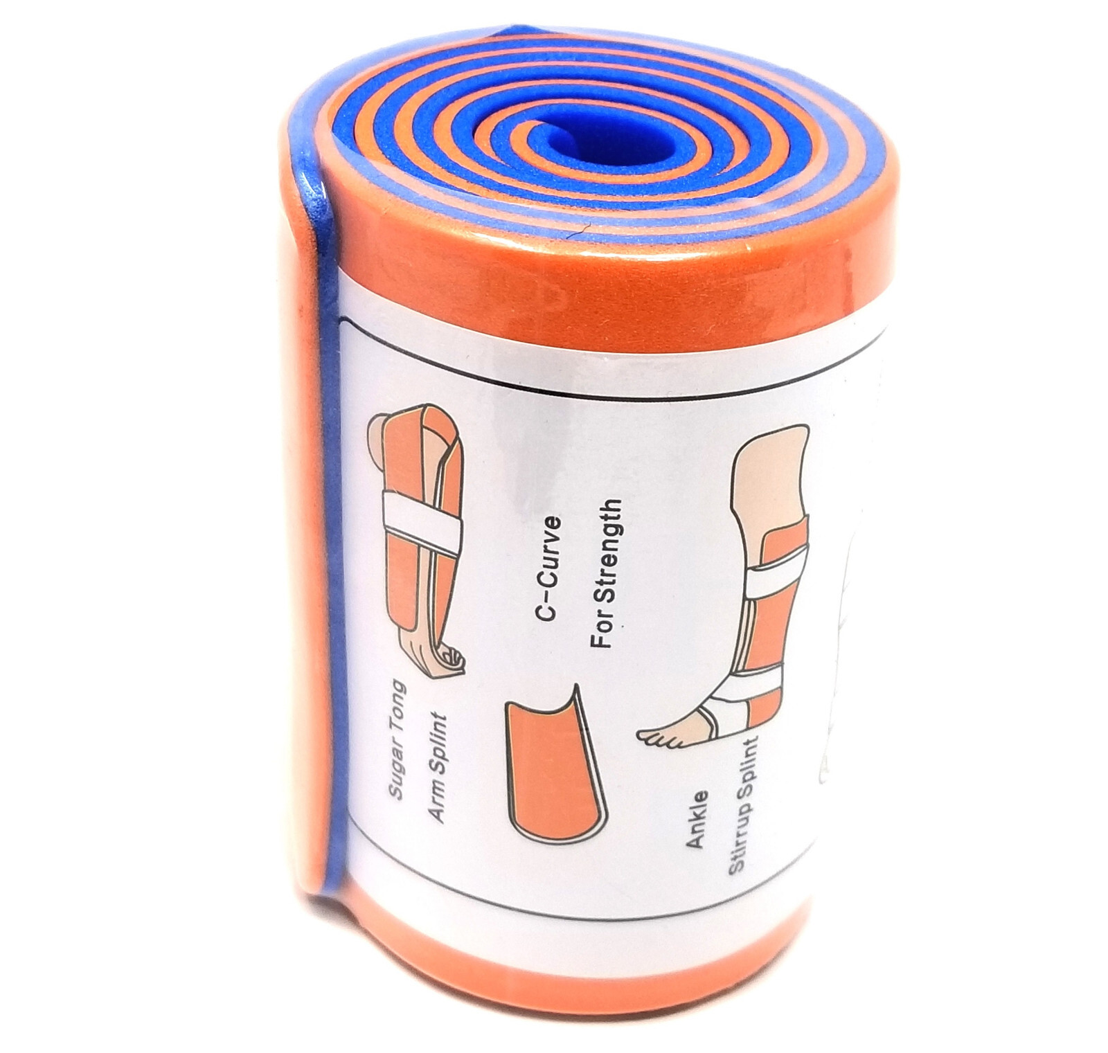 Roll Splint – EMS EMT Lightweight Flexible Mold Splint 36″ – Orange