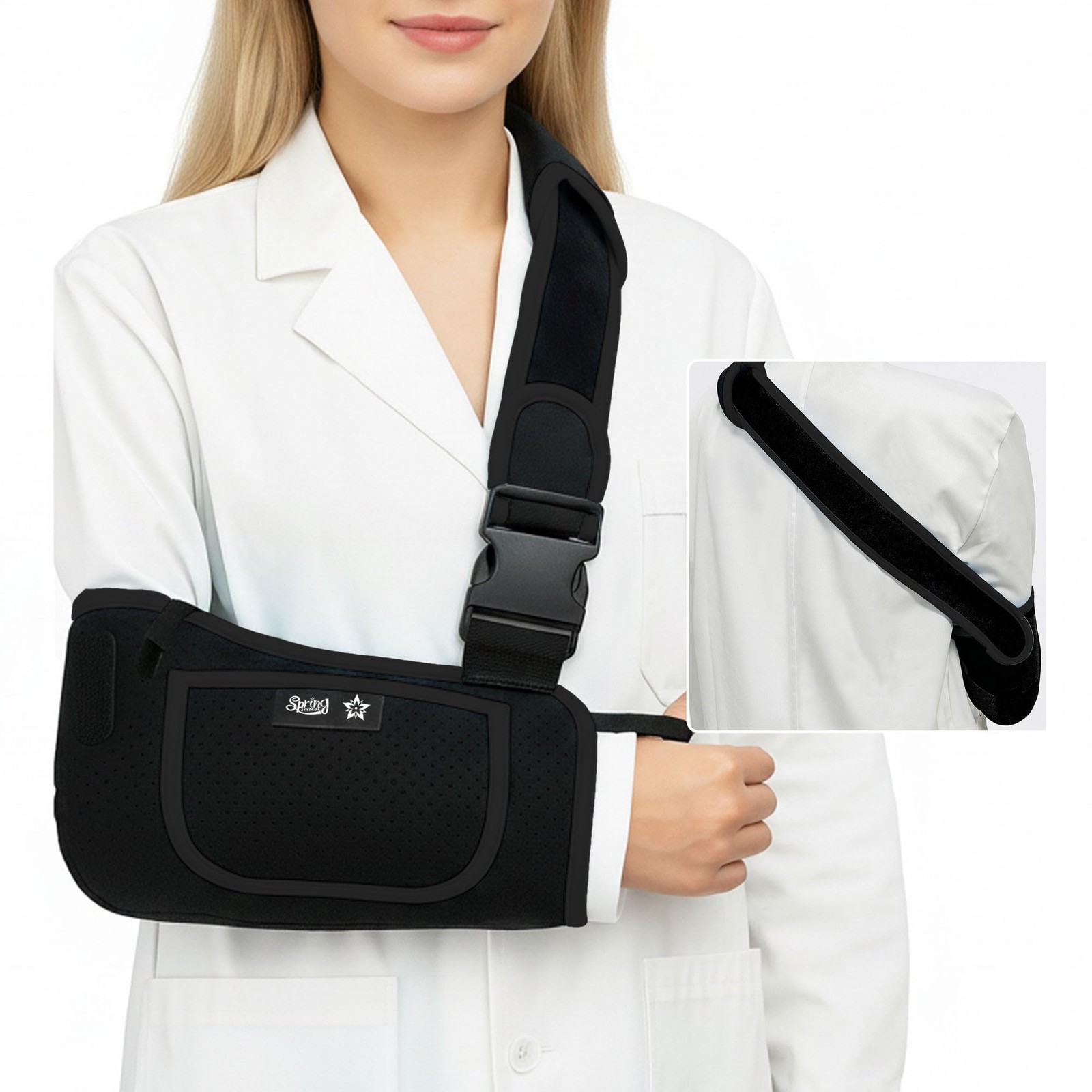 Arm Sling Shoulder Immobilizer Rotator Cuff Support Brace Wrist Elbow Injury