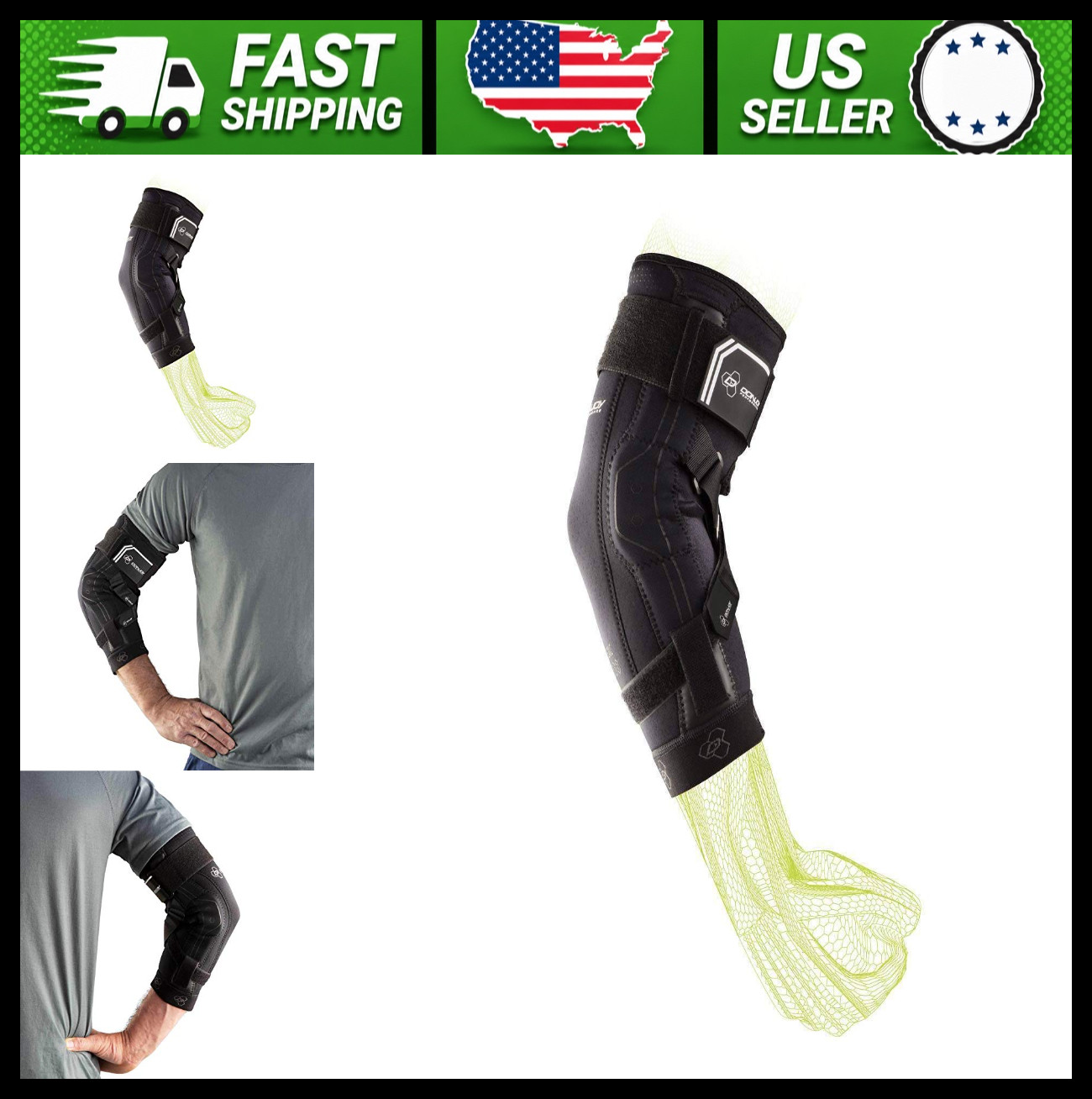 DonJoy Bionic Elbow Brace Small Hinged Support for Injury Recovery