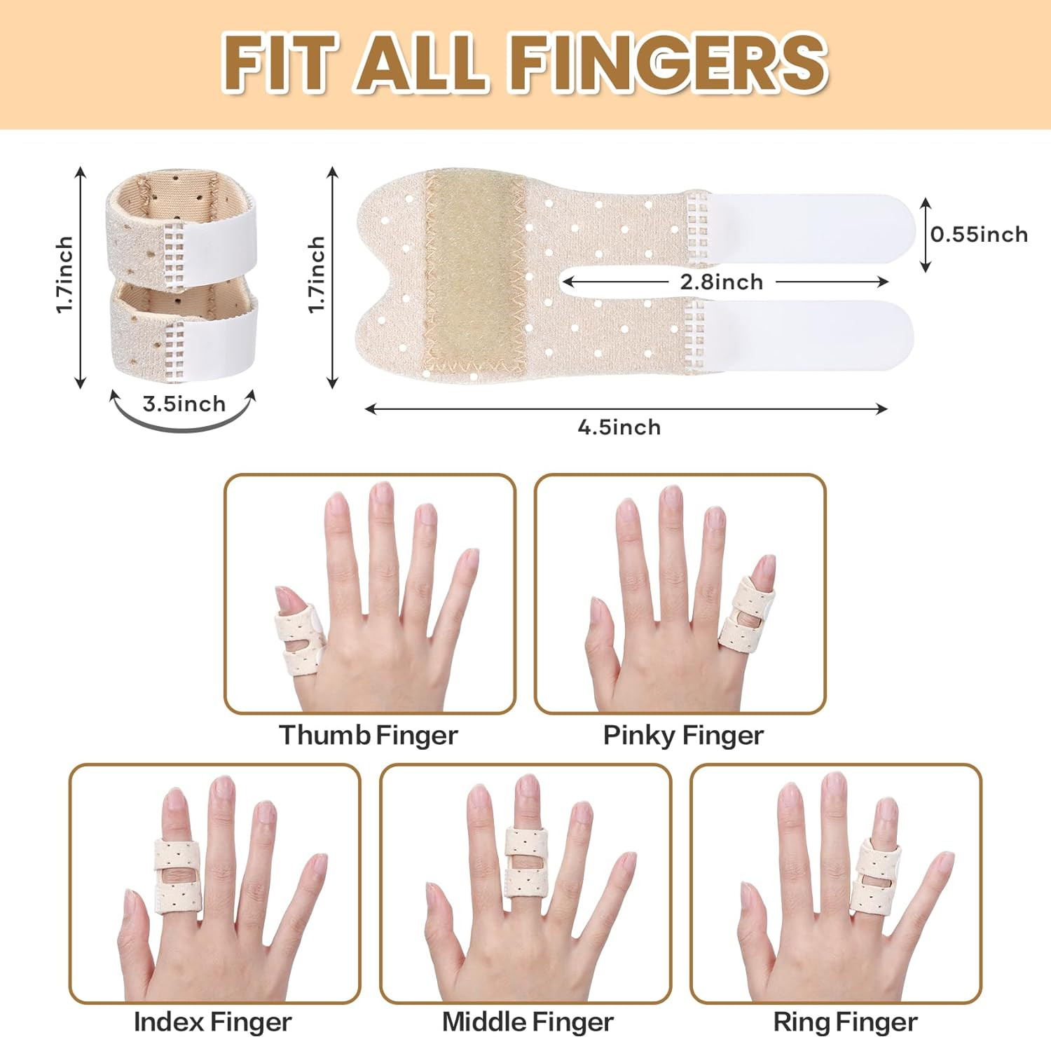 Trigger Thumb Splints, Finger Splint for Broken/Straightening/Arthritis, Brea…