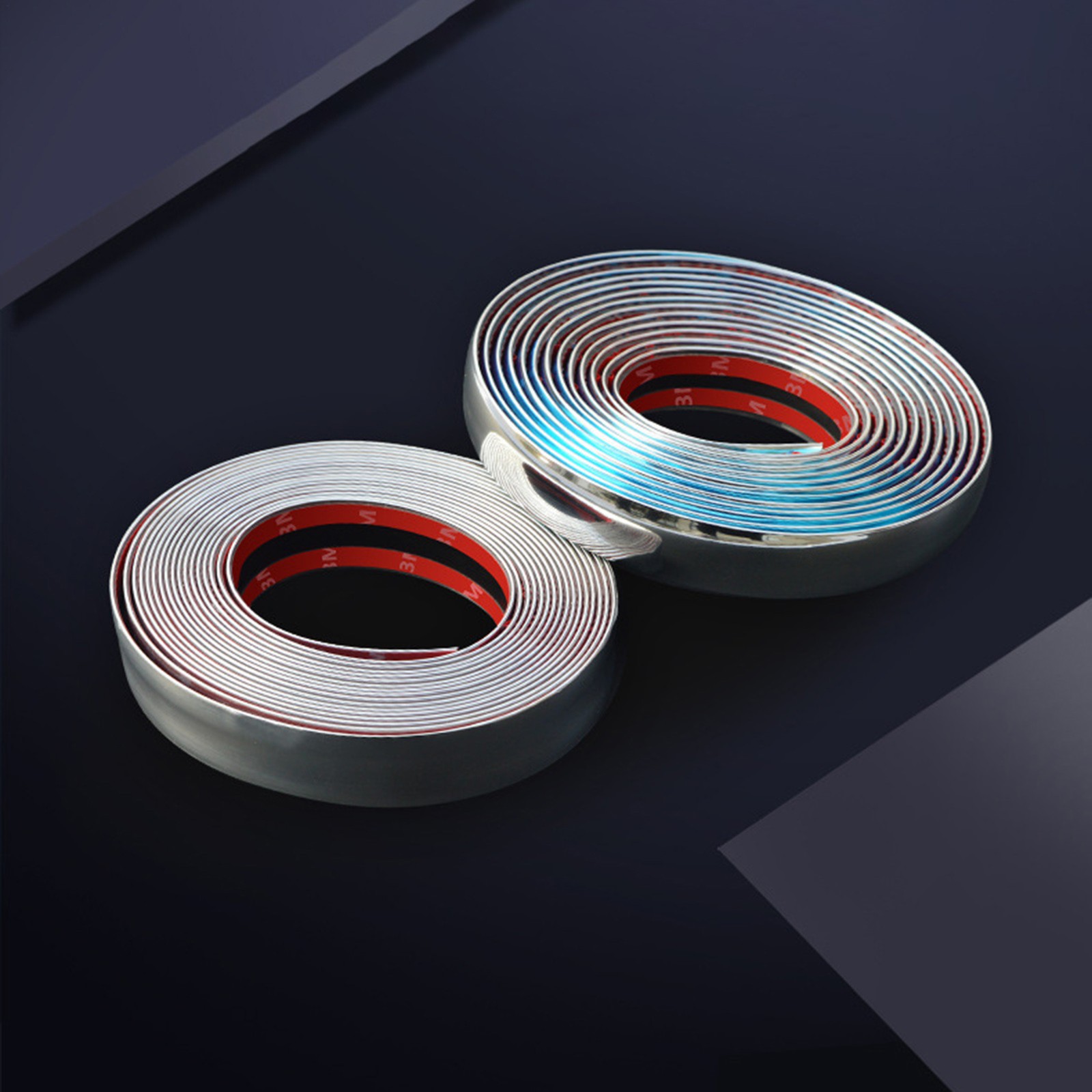 Durable Silver Car Chrome Styling Decor Moulding Trim Strip Tape Multi-size