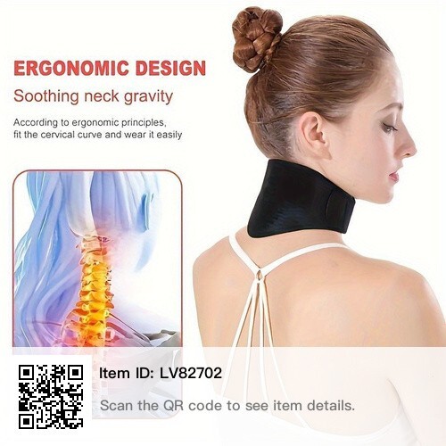 Adjustable Neck Brace Support with Heat Therapy