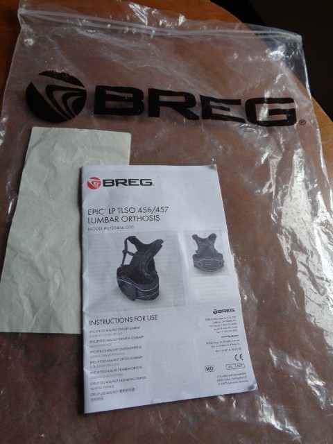 Breg Epic LP TLSO 456/457 Back Brace