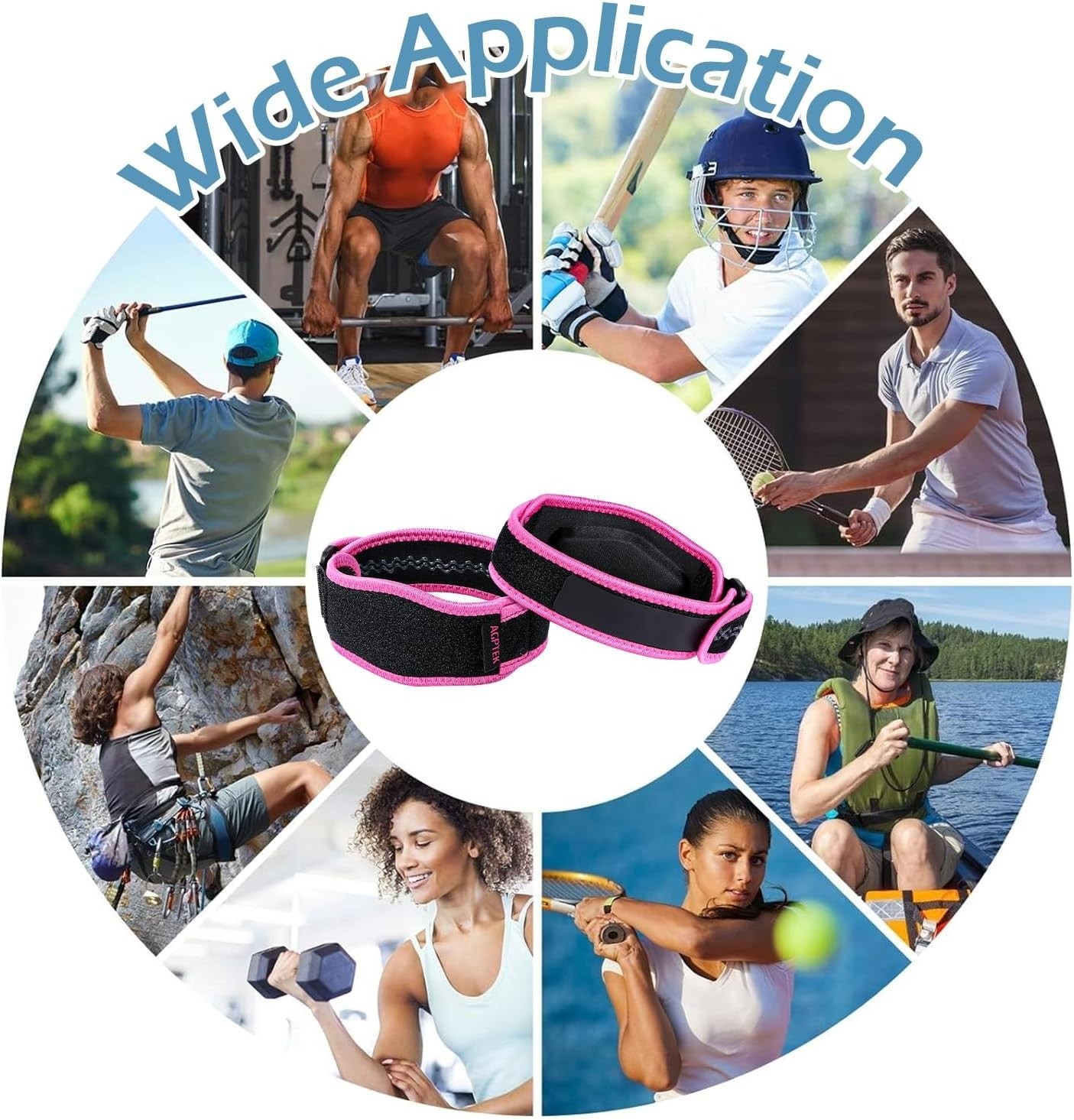 Tennis Elbow Brace Support Arthritis Tendonitis Arm Joint Strap Band Wrap Sport