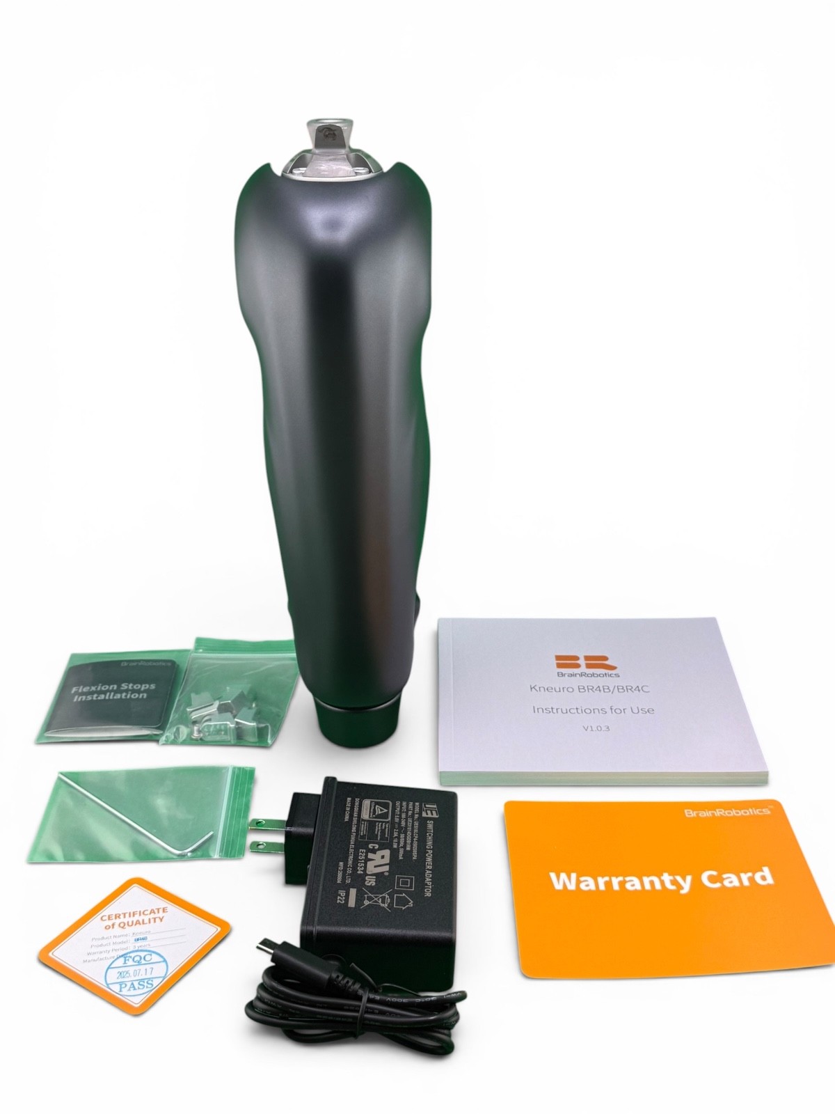 Brainrobotics brain robotics Kneuro Microprocessor prosthetic knee. 2025