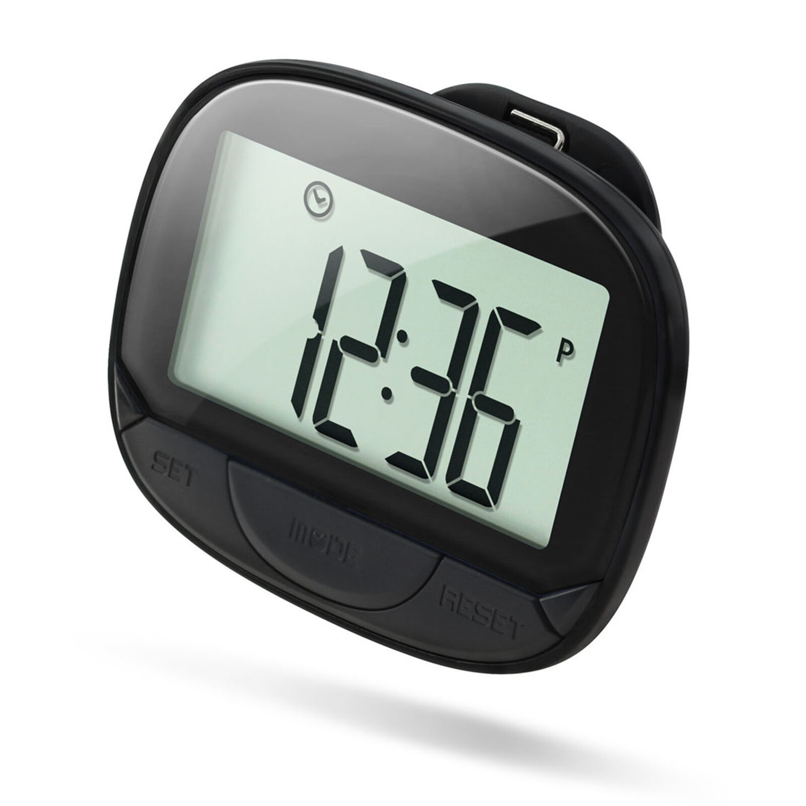 Multi-Functional Step Counter 3D Pedometer W/Clip For Fitness Tracker Tool E7A8